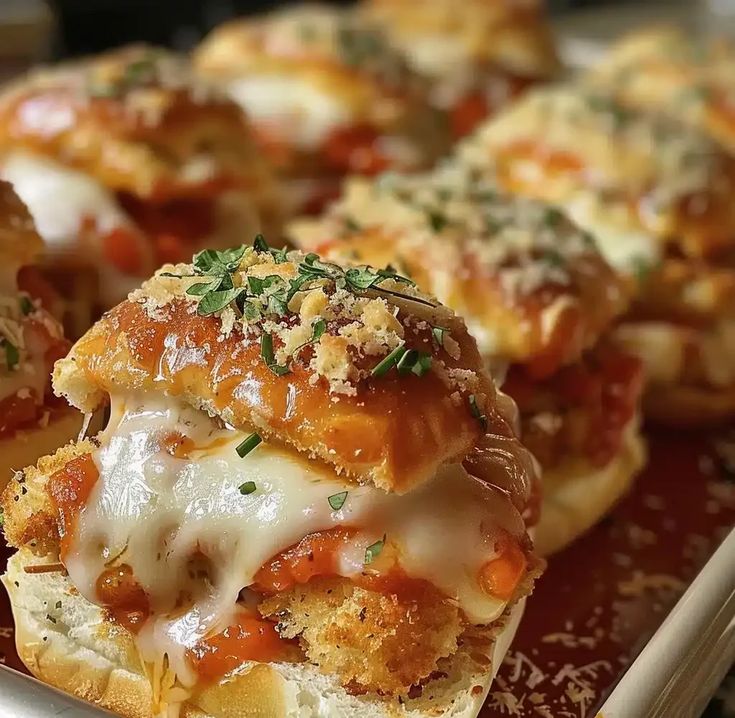 Chicken Parmesan Sliders