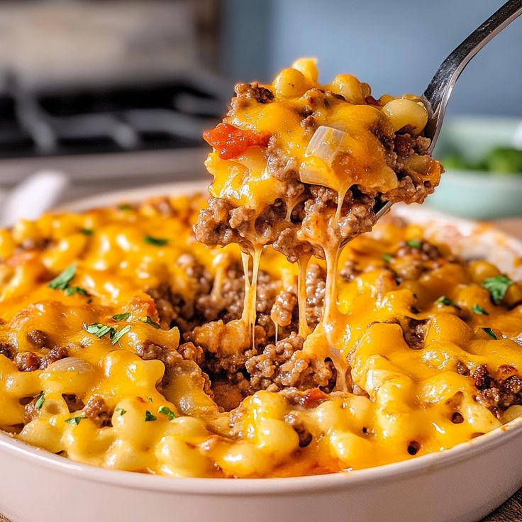 Easy Hamburger Supreme Casserole
