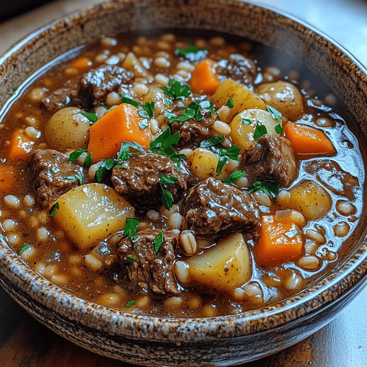 Pioneer Woman Beef Barley Soup