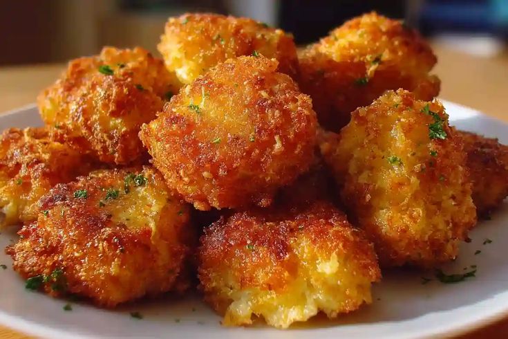 Cheesy Cauliflower Nuggets