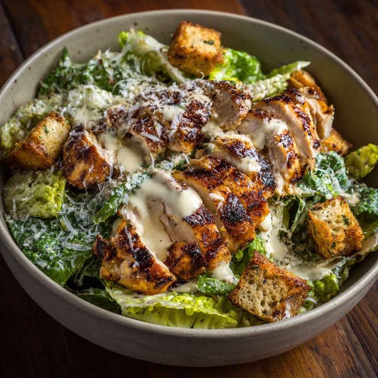 Grilled Chicken Caesar Salad