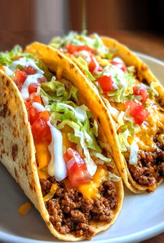 Crispy Baked Chicken Tacos