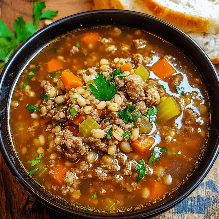 Comforting Beef and Barley Soup Recipe