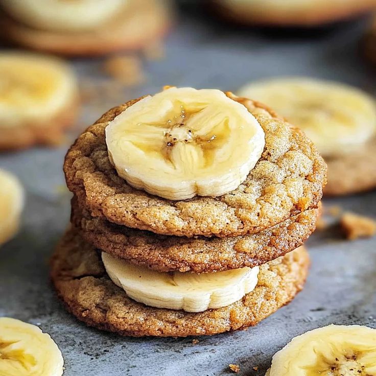 Chewy Banana Oat Cookies Recipe