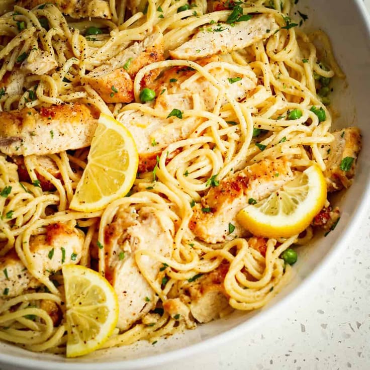 One-Pot Lemon Chicken Pasta