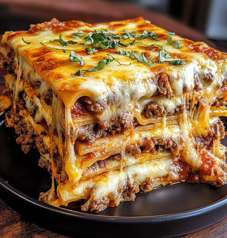 Garlic Butter Shrimp Scampi Lasagna