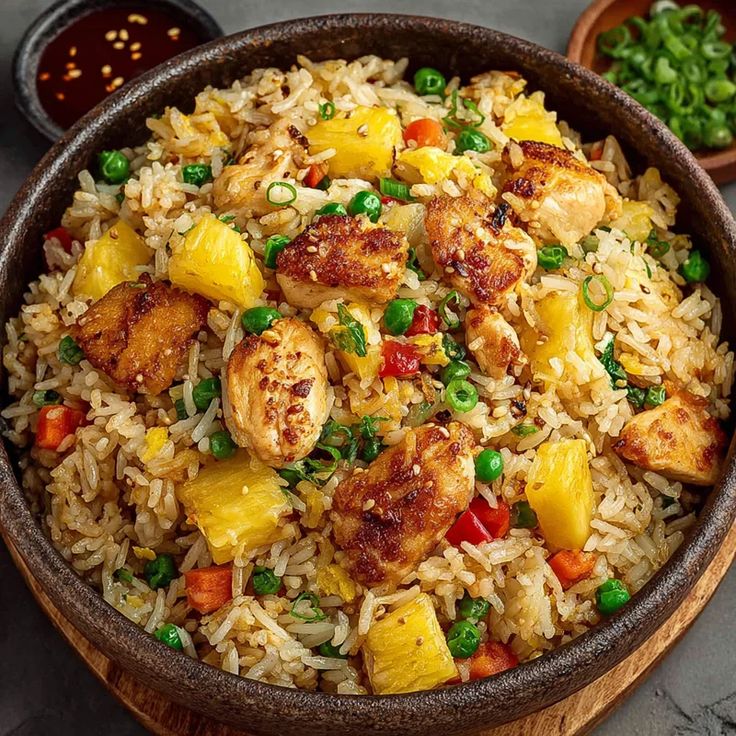 Sweet & Savory Pineapple Chicken & Rice