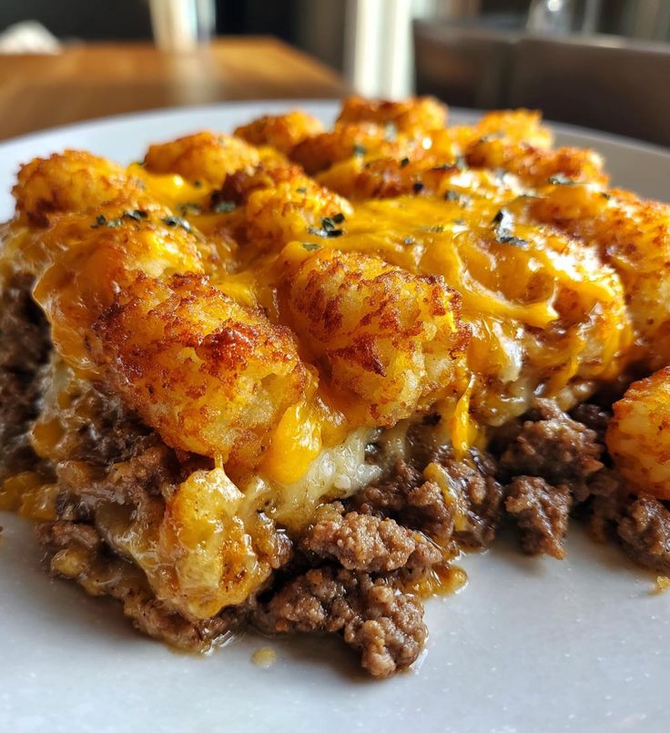 Crispy Tater Tot Casserole – Perfect Family Dinner