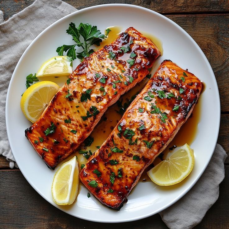Easy Baked Honey Garlic Salmon