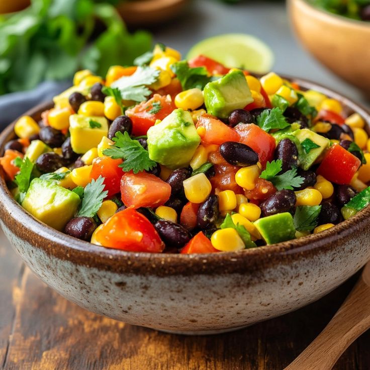 Easy Black Bean Avocado Salad