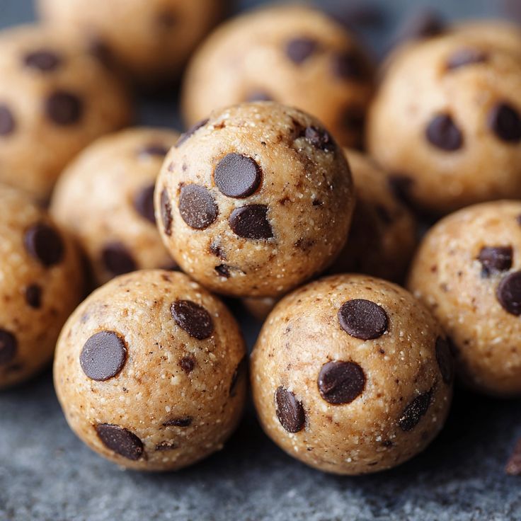 Chocolate Chip Cookie Dough Balls