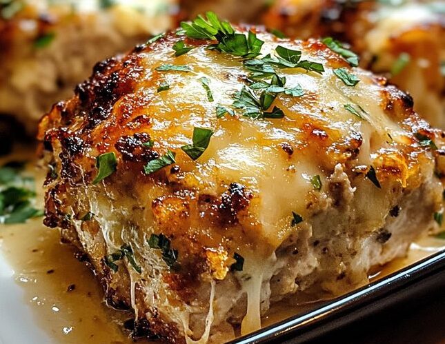 Garlic Parmesan Meatloaves