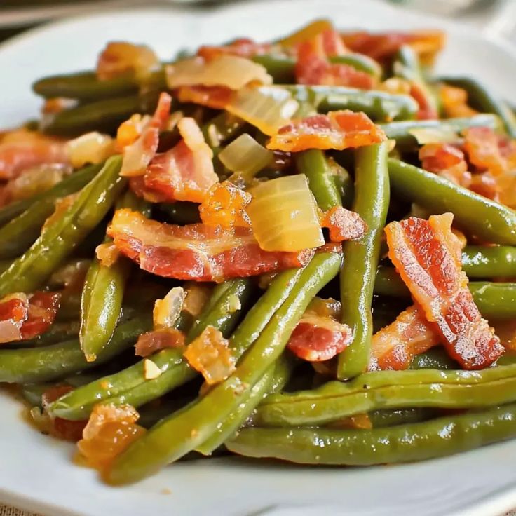 Addictive Bacon Green Beans