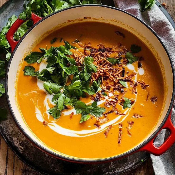 Thai Coconut Pumpkin Soup