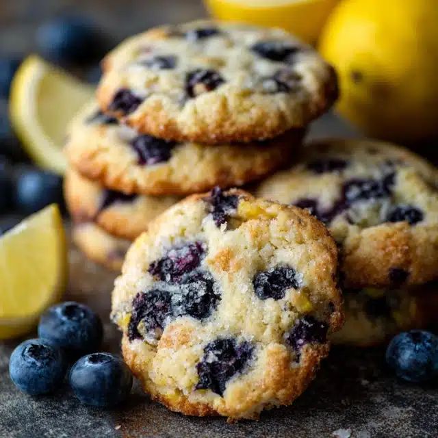 Lemon Blueberry Cookies
