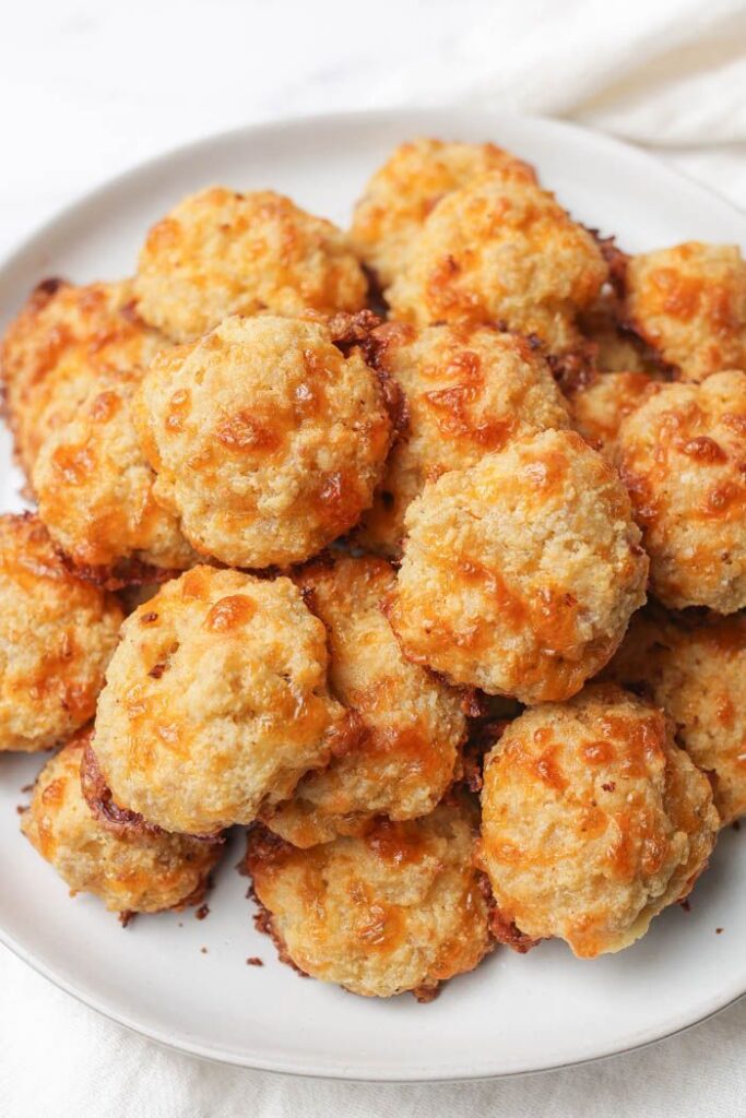 Sausage Cheese Balls with Almond Flour