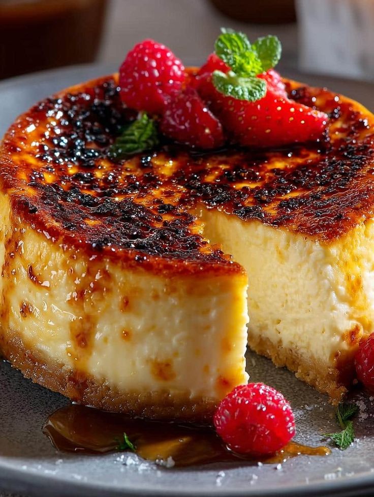Crème Brûlée Cheesecake