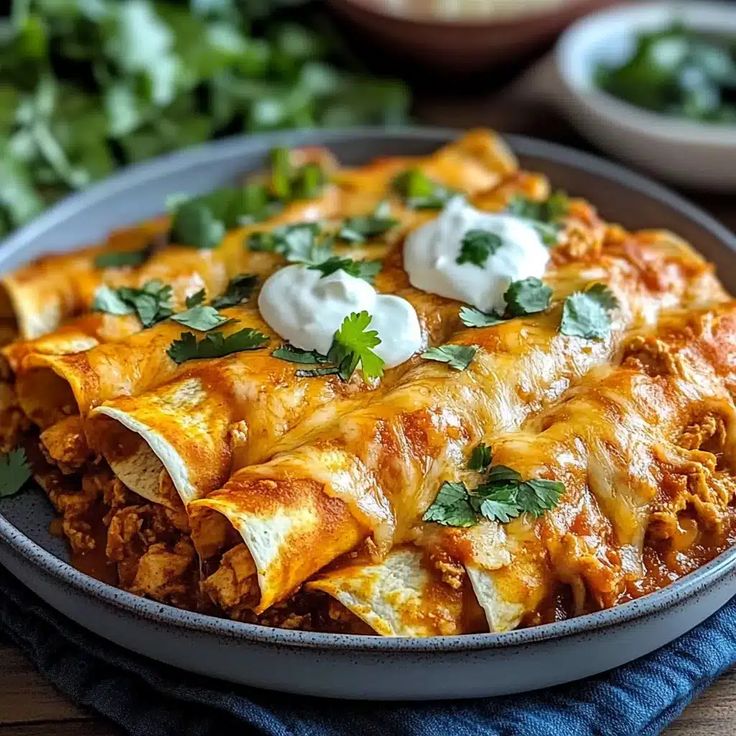 High-Protein Enchiladas