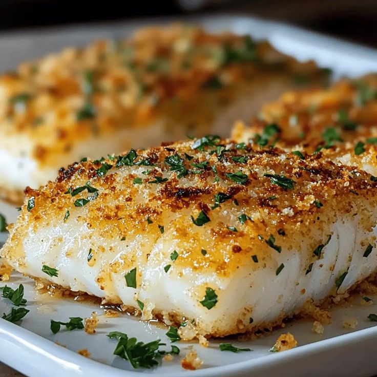 Keto Low Carb Parmesan Baked Cod