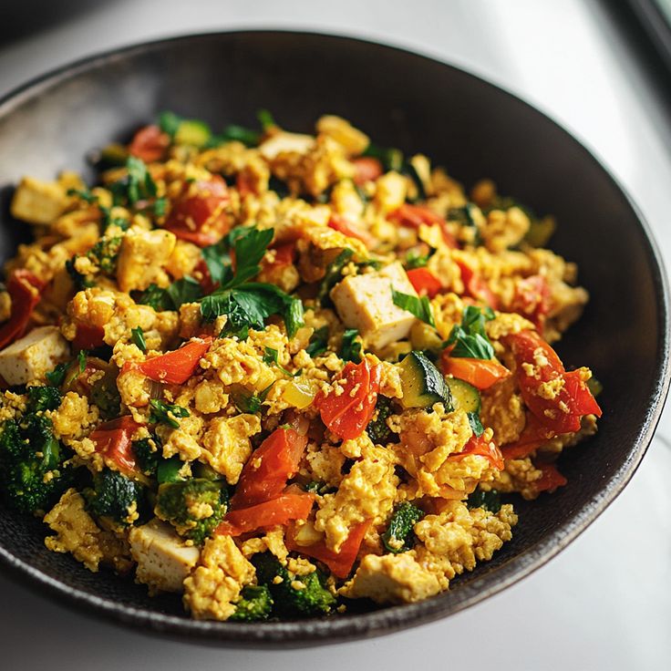 Quick Vegan Tofu Scramble
