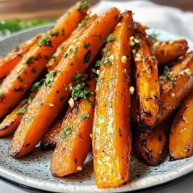 Honey Garlic Butter Carrots