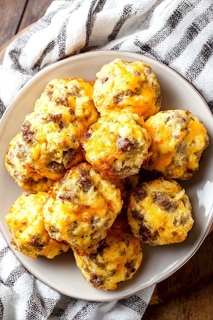 Juicy Keto Cream Cheese Sausage Balls