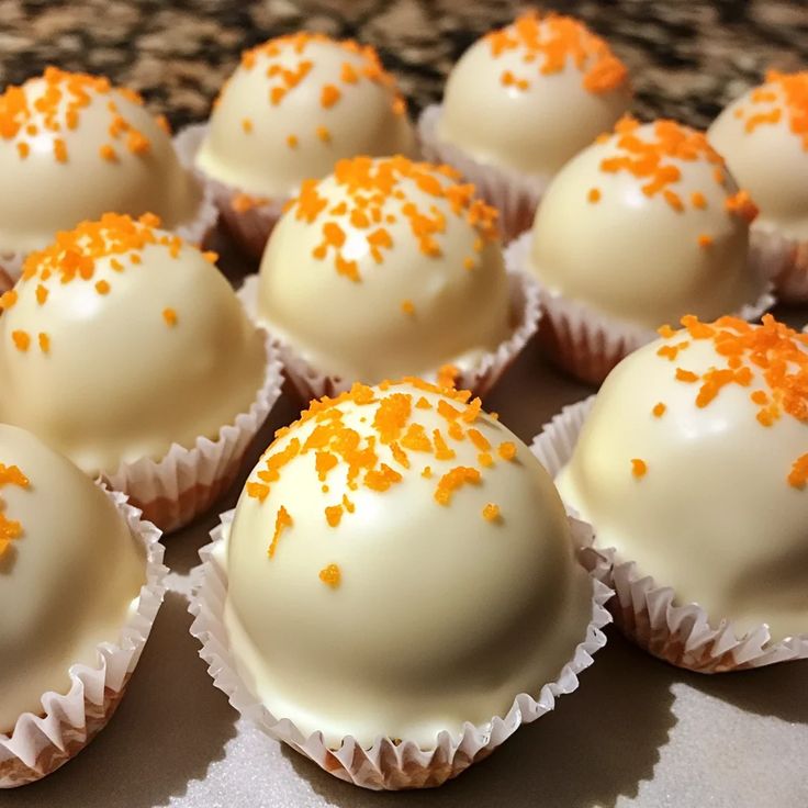No-Bake Orange Truffles