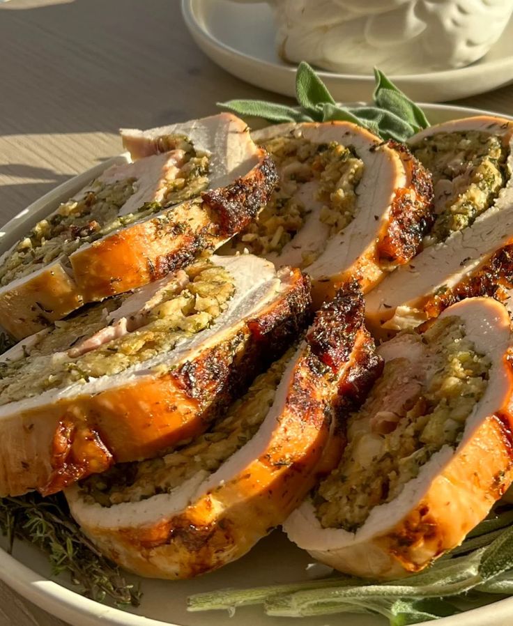 Christmas Stuffed Turkey Breast