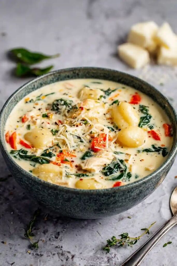 Rotisserie Chicken Gnocchi Soup