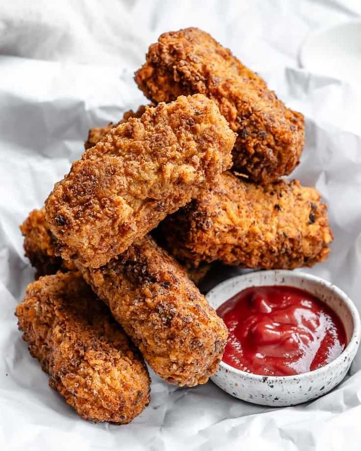 Quick Tofu Fried Chicken