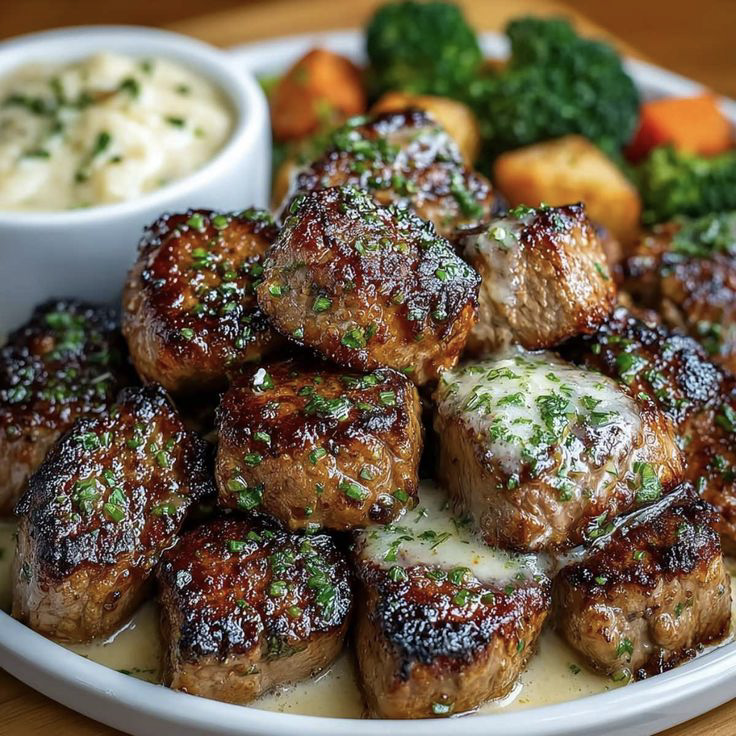 Garlic Butter Steak Bites