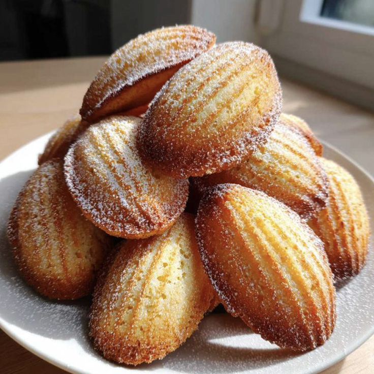 Chocolate-Dipped Vegan Madeleines