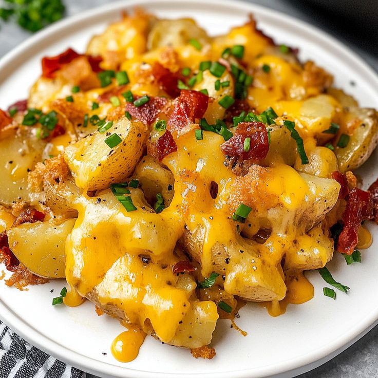 Easy Cheesy Ranch Potatoes