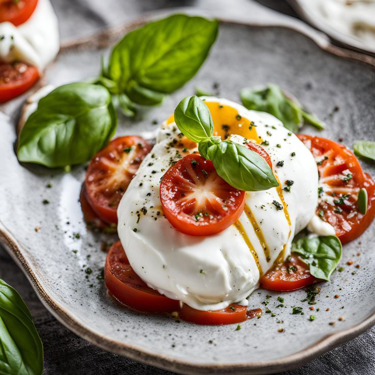 Burrata with Pesto