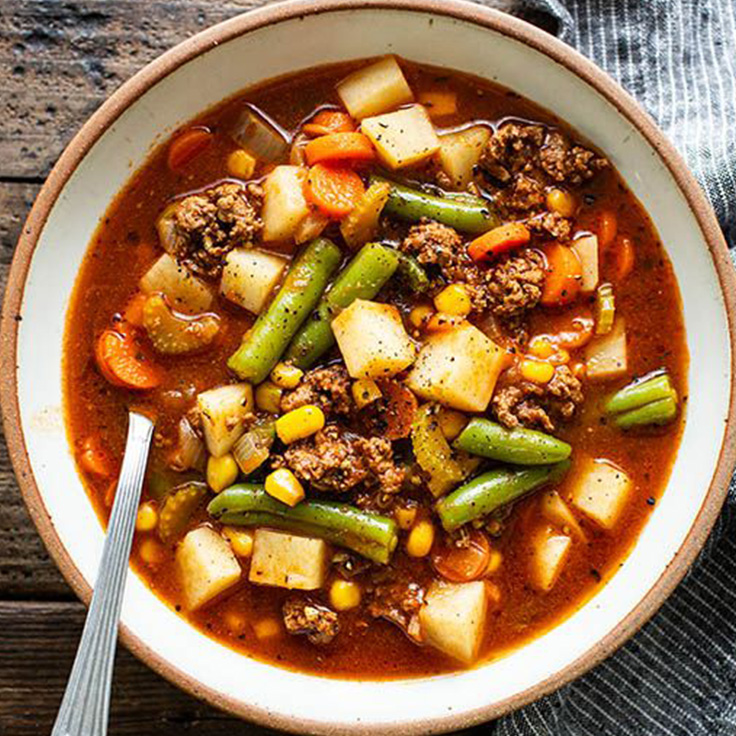 Dairy-Free Hamburger Potato Soup