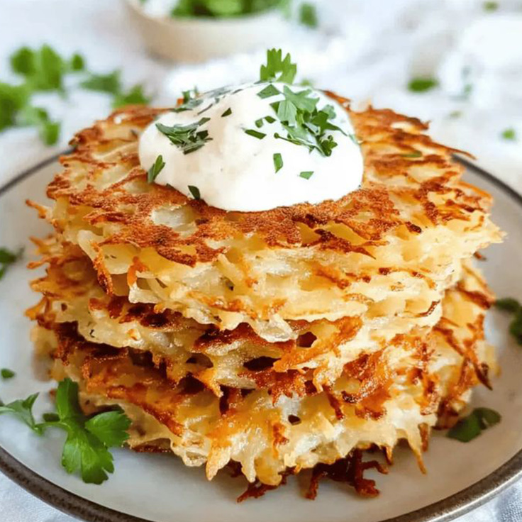 Crispy Homemade Potato Pancakes