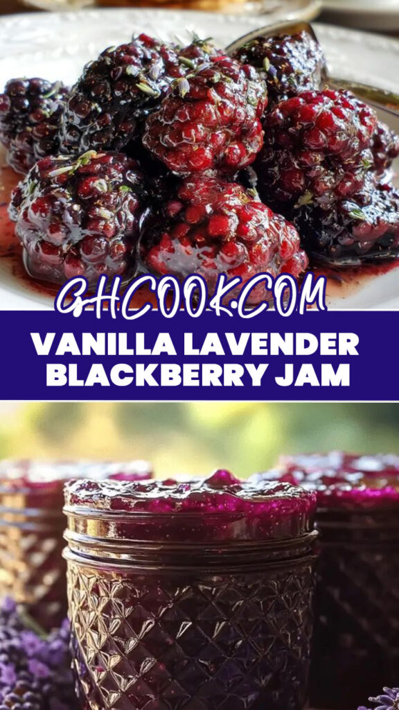 Vanilla Lavender Blackberry Jam
