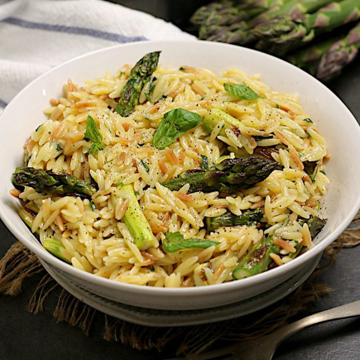 Orzo with Asparagus