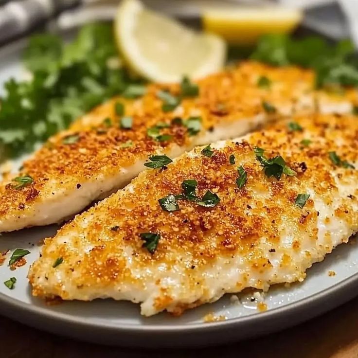 Air Fryer Parmesan Crusted Tilapia