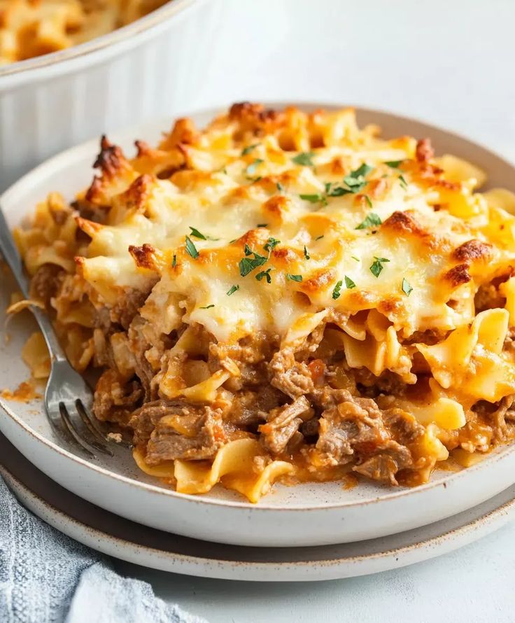 Creamy Beef Noodle Bake