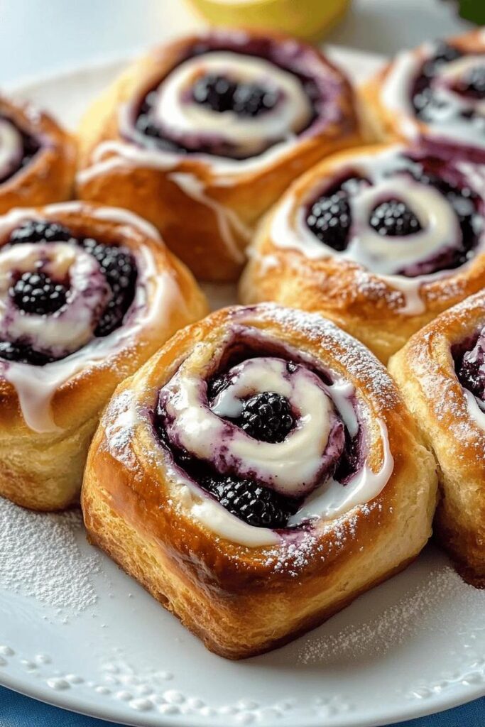 Blackberry Pie Sweet Rolls