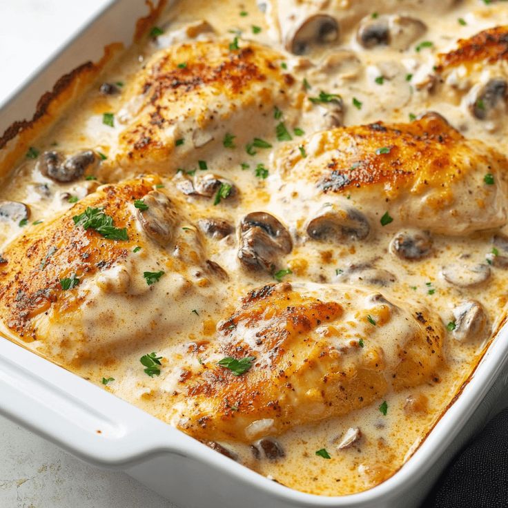 Creamy Chicken Breasts Bake