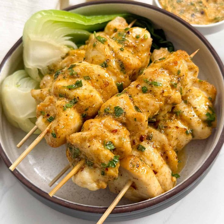 Grilled Cowboy Butter Chicken Skewers