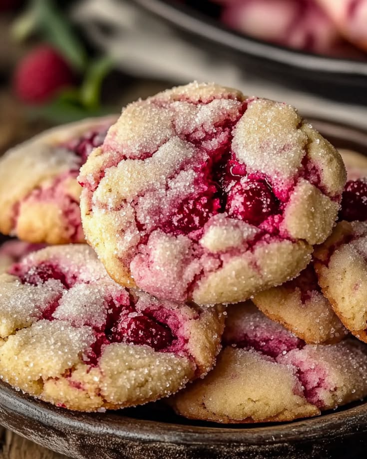 Raspberry Sugar Cookies