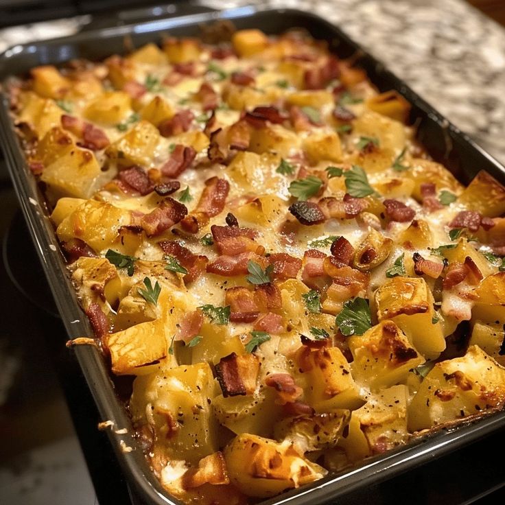 Loaded Potato Ranch Chicken Casserole