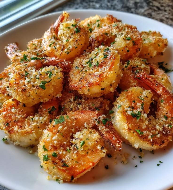Air Fryer Garlic Parmesan Shrimp