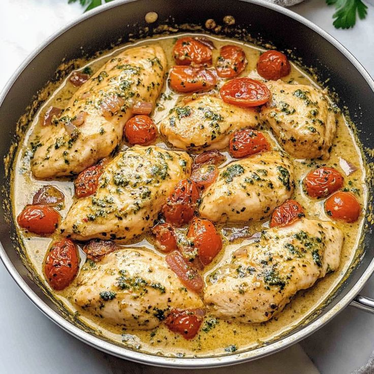 Creamy Pesto Chicken