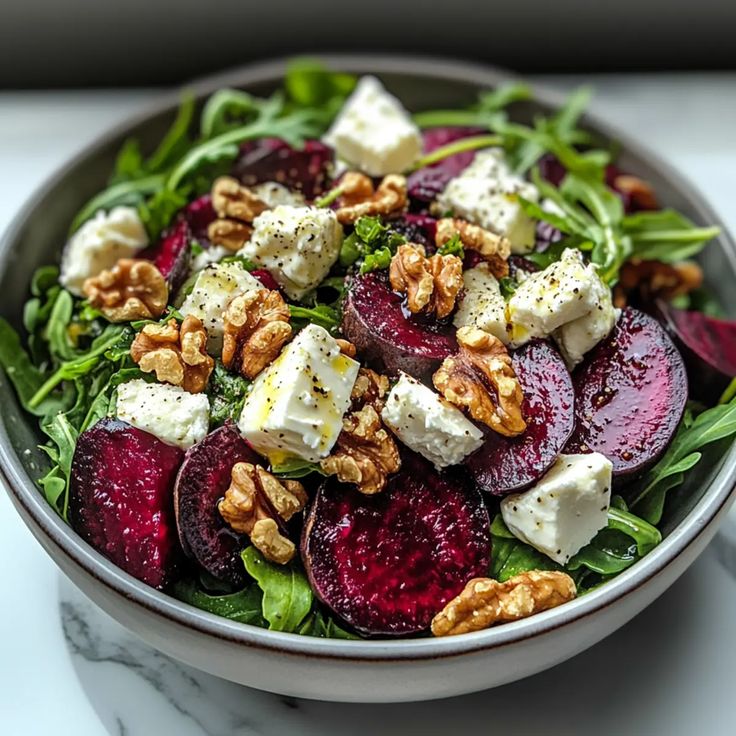 Roasted Beet and Feta Salad