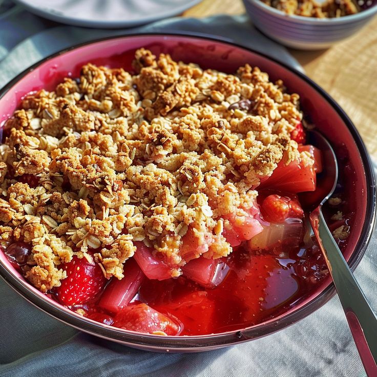 Rhubarb Crisp