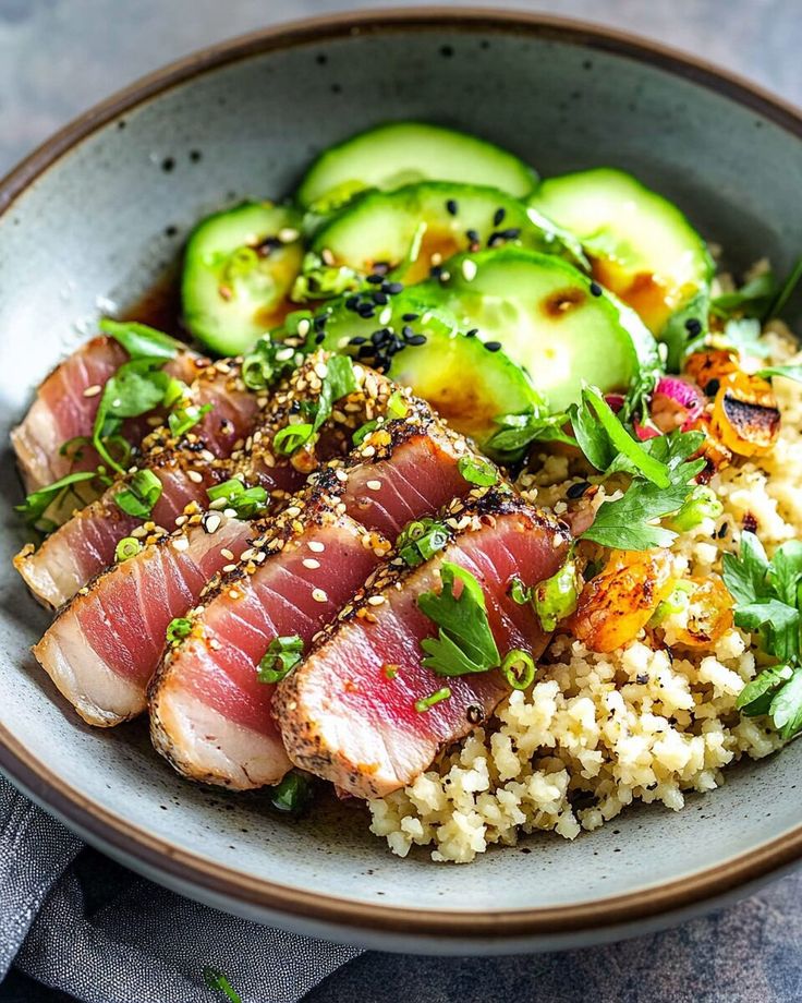 Sesame Ginger Asian Tuna Steak